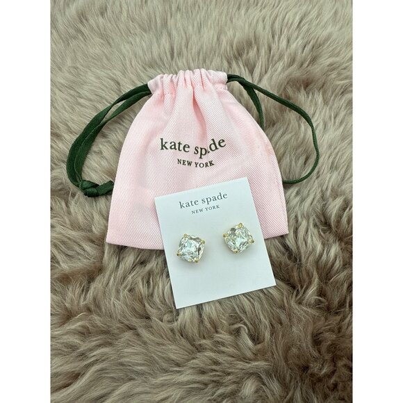 Kate Spade Women's New York Square Stud Earrings - Silver - Picture 1 of 3